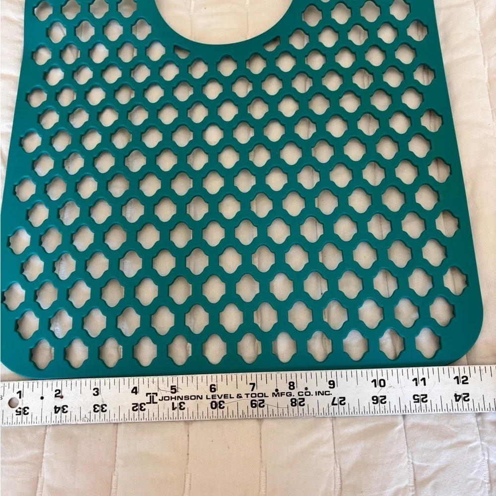 New Sink Mat, Easy To Multifunctional Sink Mat for Home- Turquoise Color